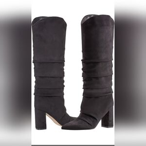 Marc Fisher Pinted Toe Knee High Boot (Women)
